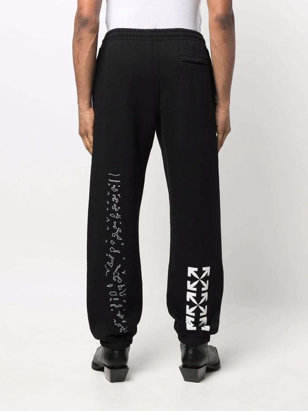 Arrows logo-print track pants - 4