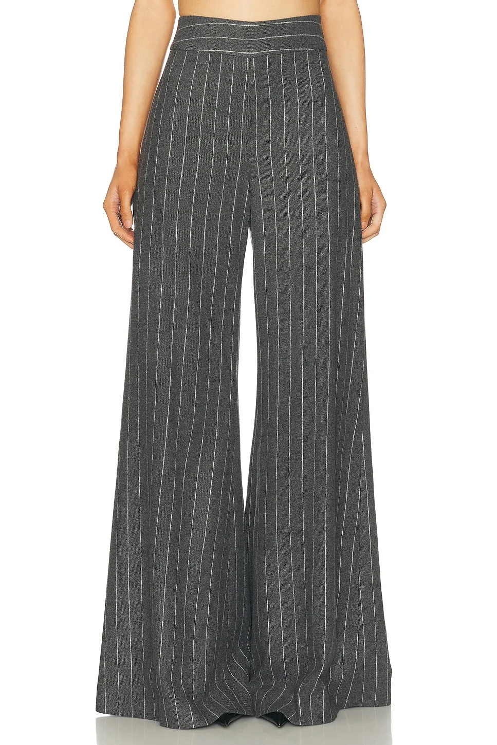 Wide Leg Pinstripe Diane Pant - 1