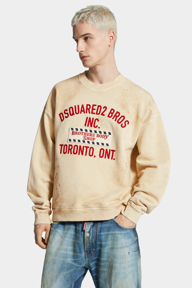RELAX FIT DIRTY CREWNECK - 3