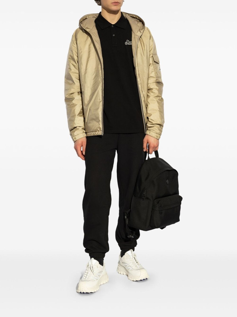Moncler logo-embroidered polo shirt outlook