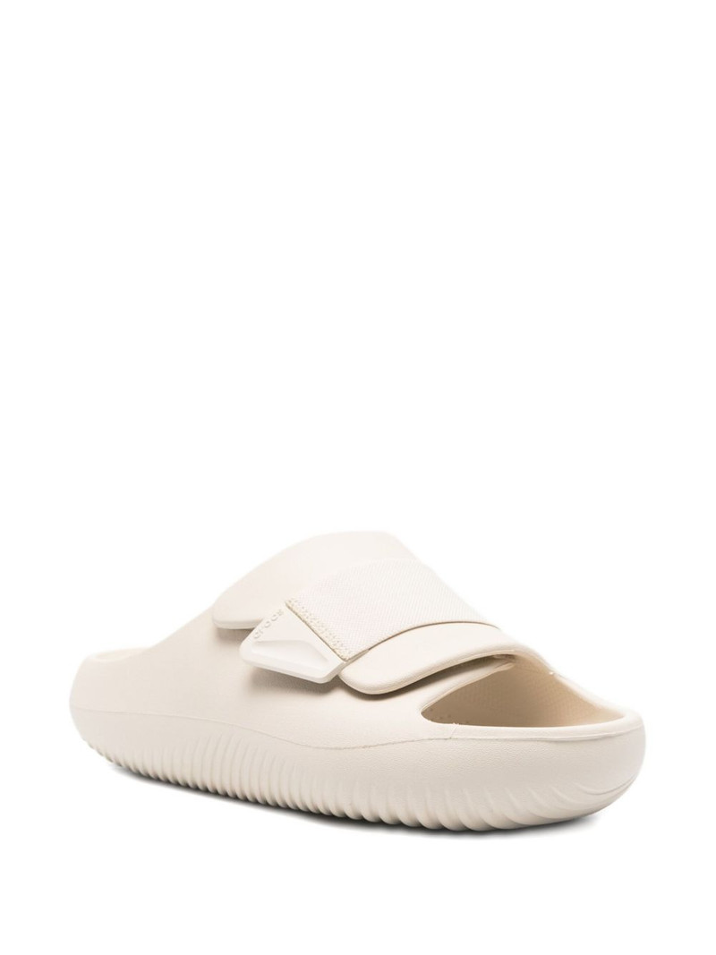 crocs Mellow Luxe strap-detail slides outlook