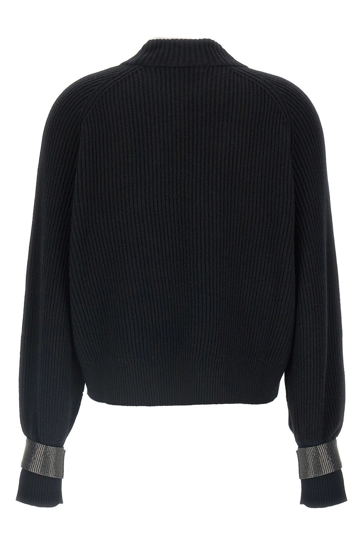 Brunello Cucinelli Women 'Monile' Cuffs Sweater - 2