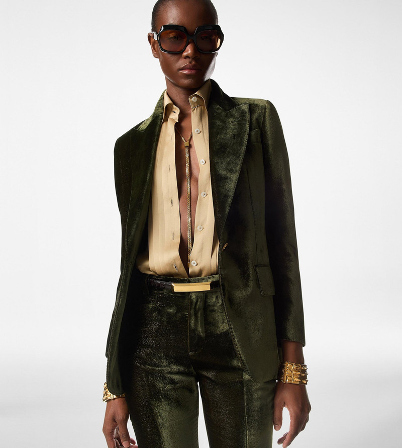 TOM FORD SILK SHIRT WITH PLISSE PLASTRON outlook