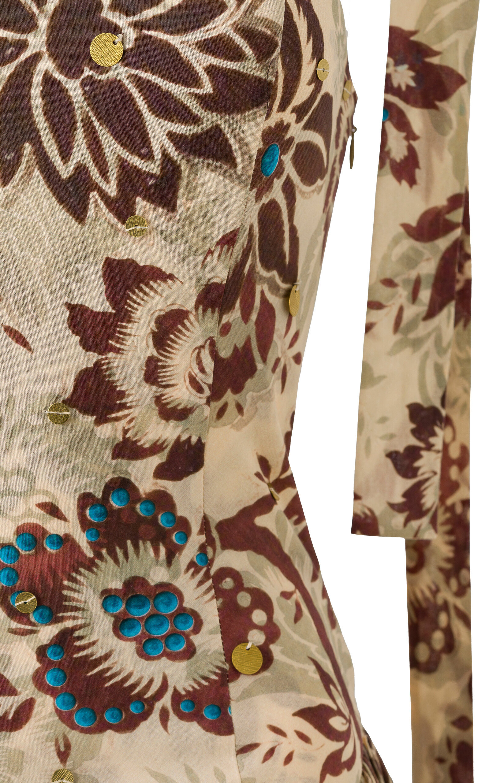 Mindy Ruffled Cotton Maxi Dress multi - 6