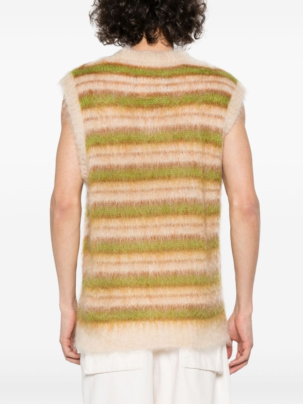 V-neck striped vest - 4