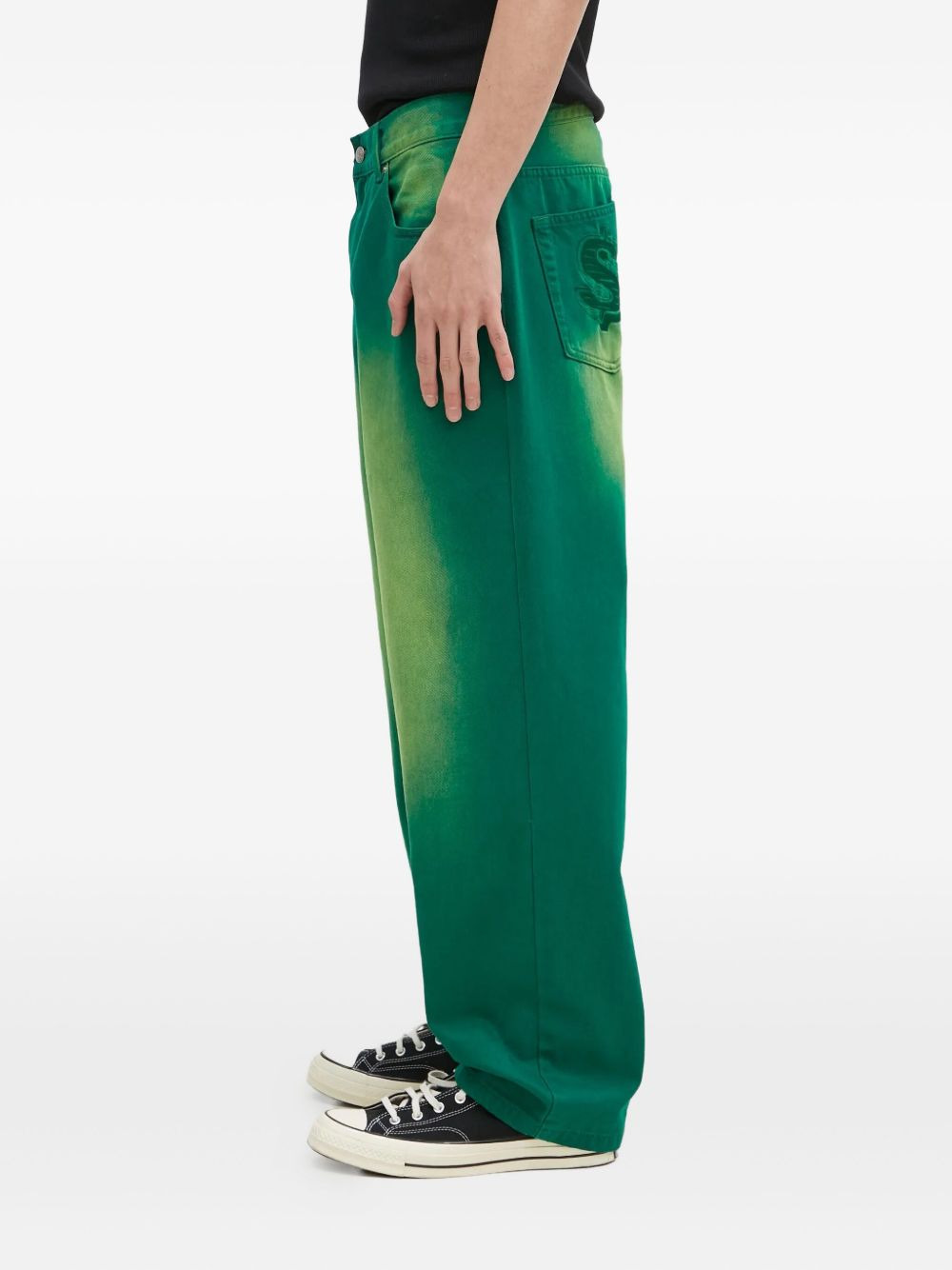 garment-dyed jeans - 3