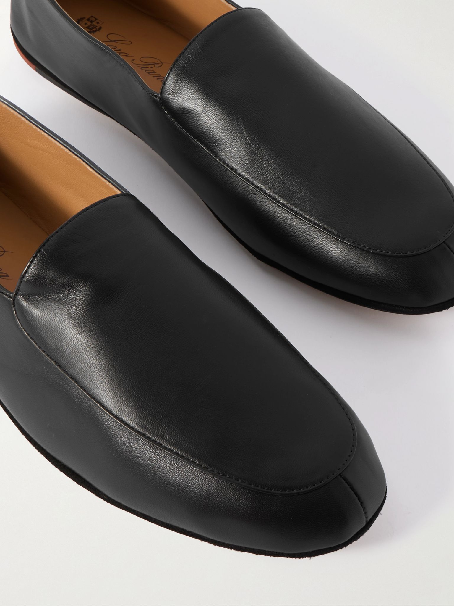 Anton Walk Leather Loafers Black - 5