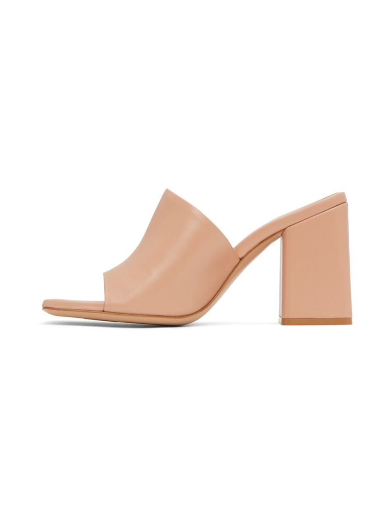 Beige Wynn Heeled Sandals 3
