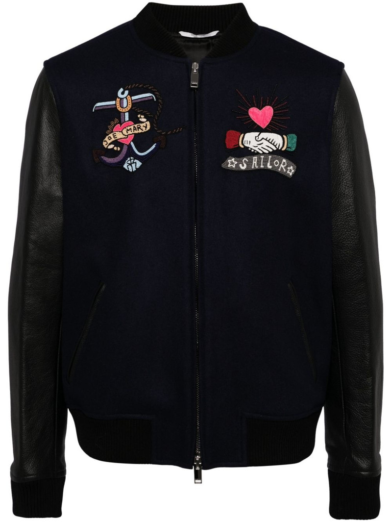bead-logo detailing jacket 1