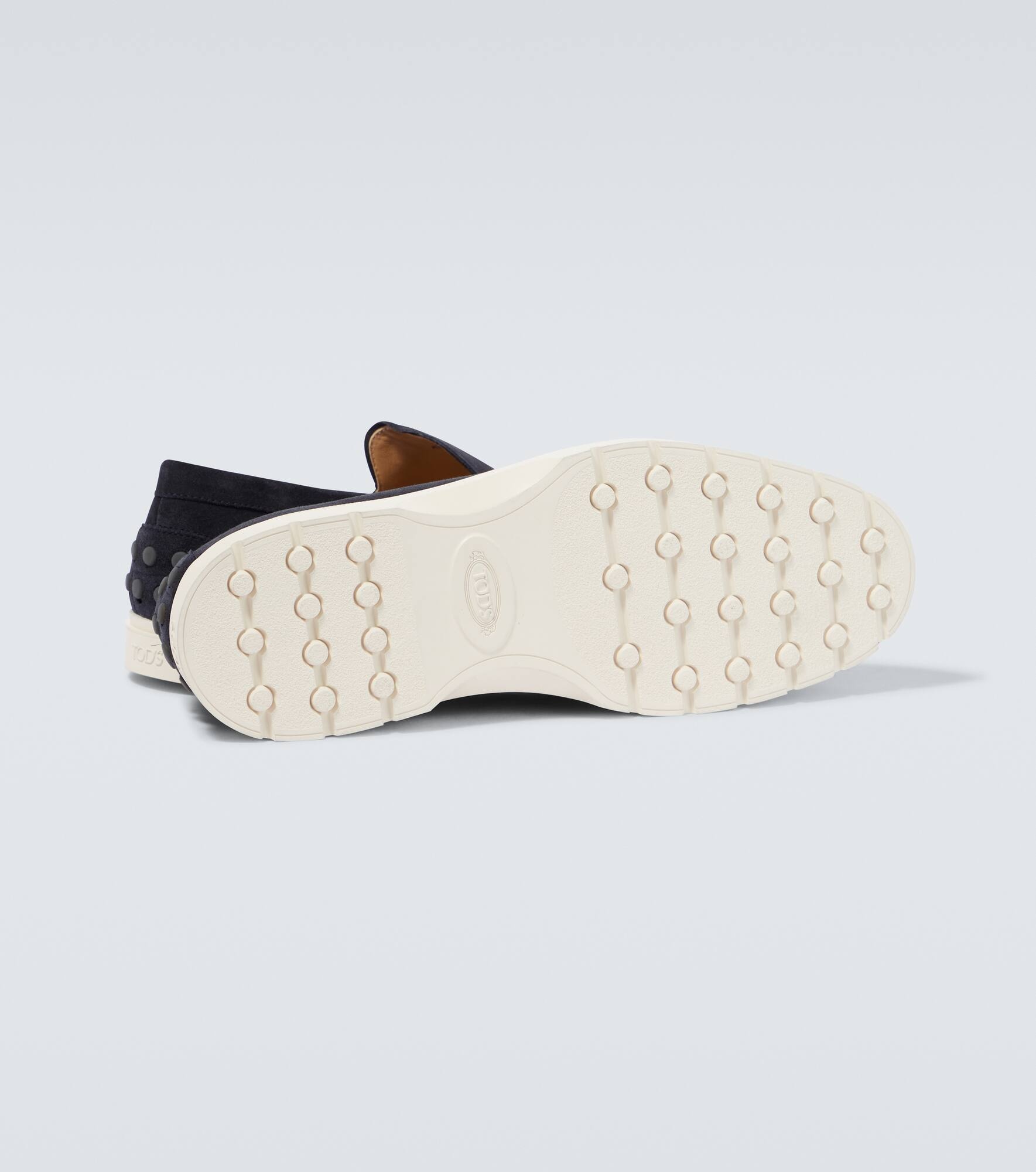 Slip-on suede loafers - 7