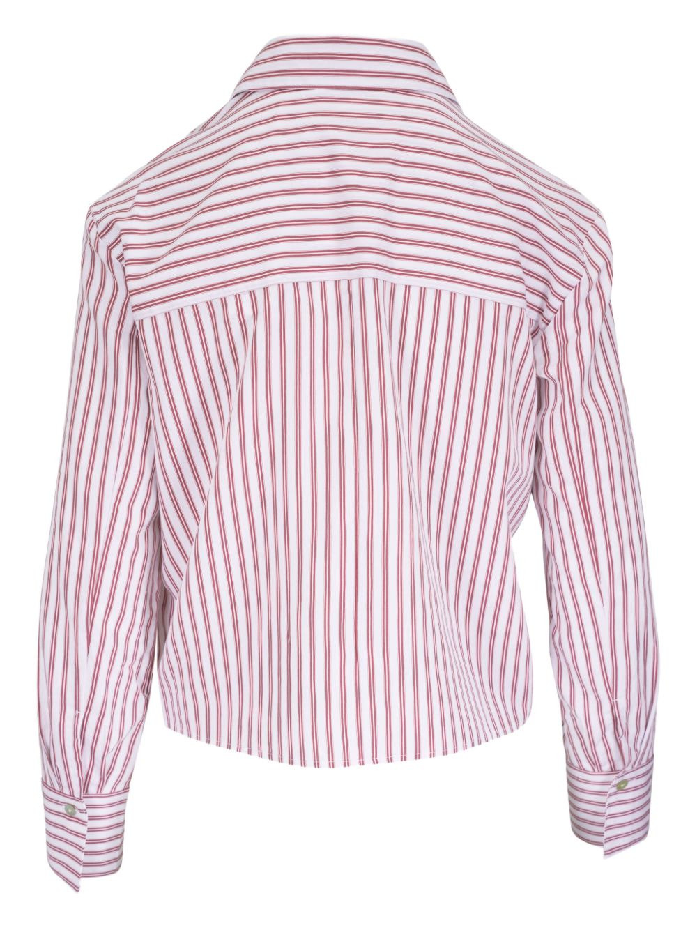 striped button-up shirt - 2