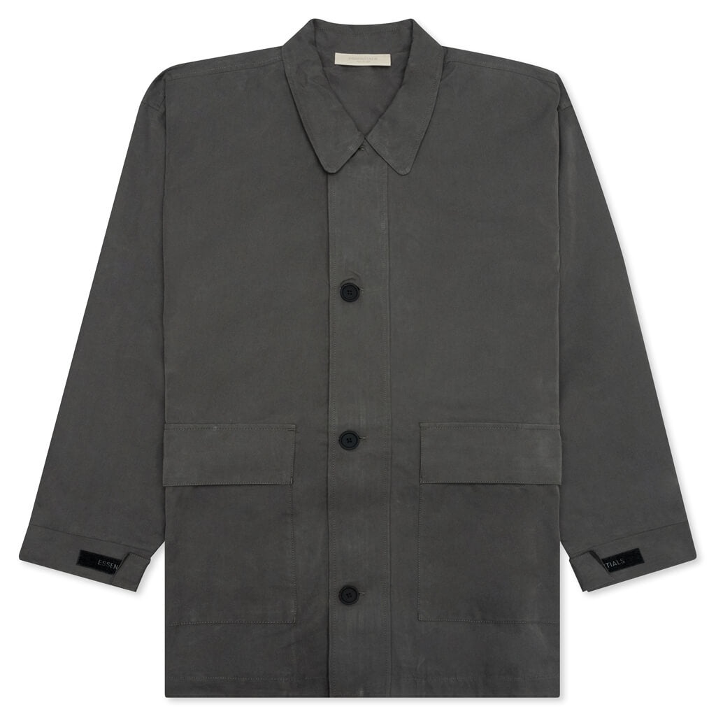 FEAR OF GOD ESSENTIALS BARN JACKET - IRON - 1