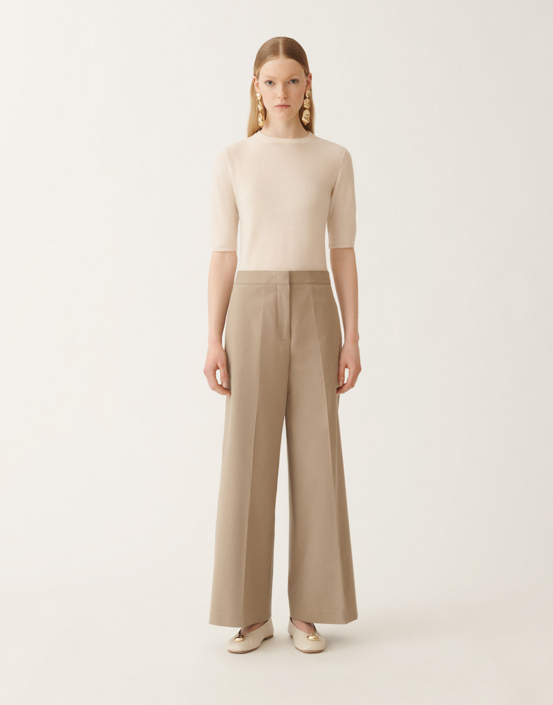 Spoleto cotton gabardine trousers 3