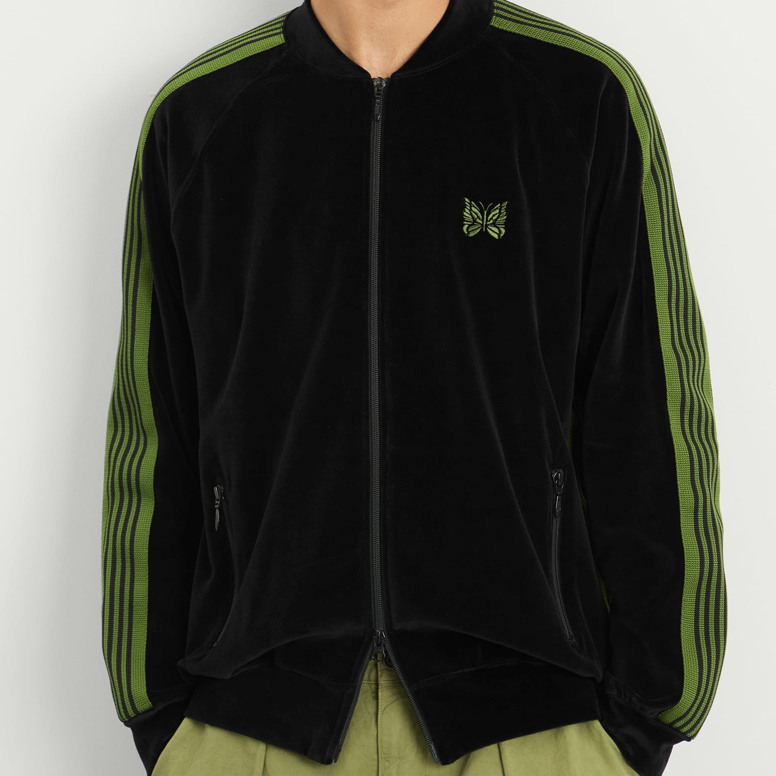 Needles Velour Rib Collar Track jacket - 5
