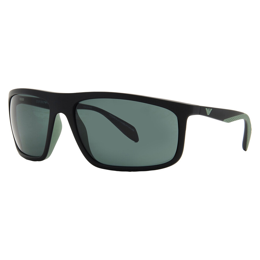 Emporio Armani Green Rectangular Men's Sunglasses EA4212U 500171 64 - 2