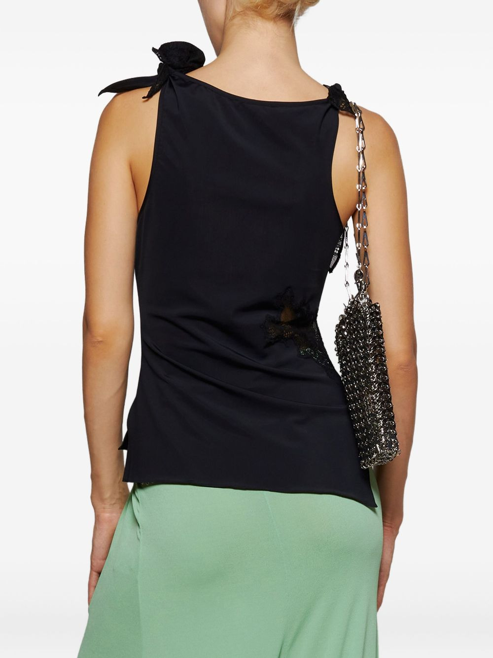 flower-detail tank top - 5