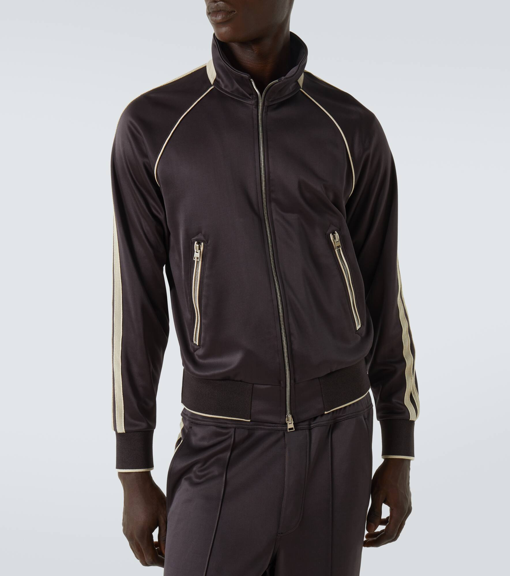 Jersey track jacket - 3