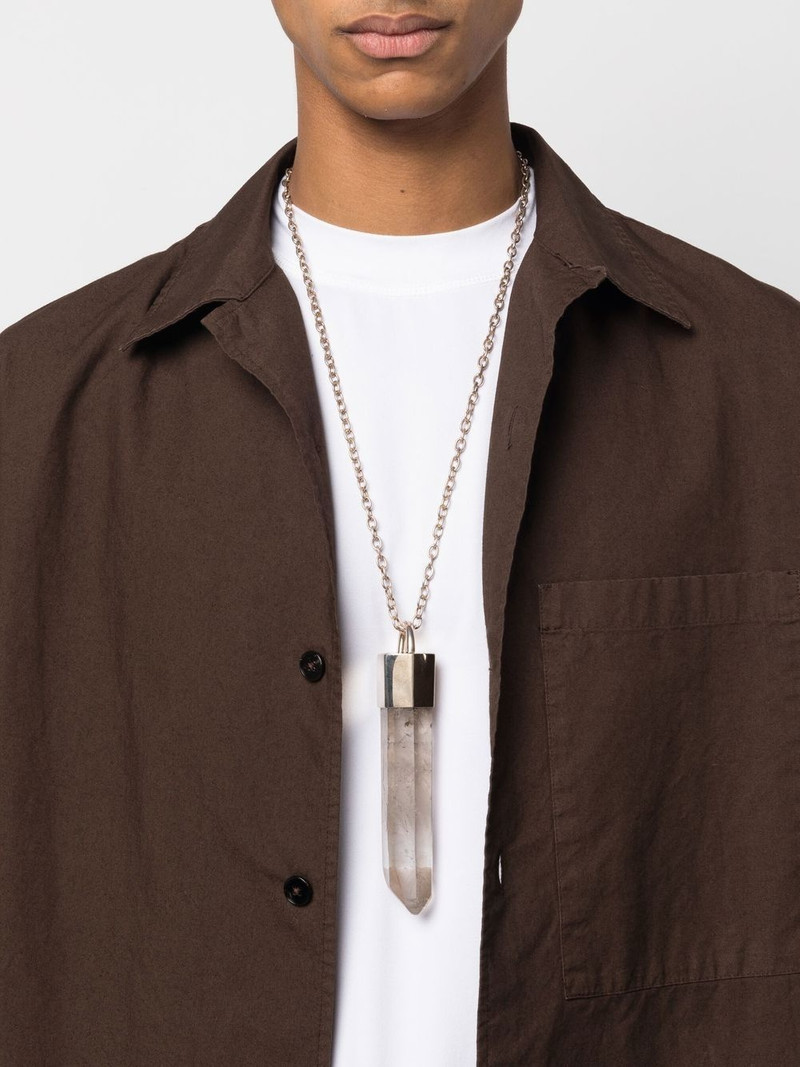 Parts of Four talisman quartz pendant necklace outlook