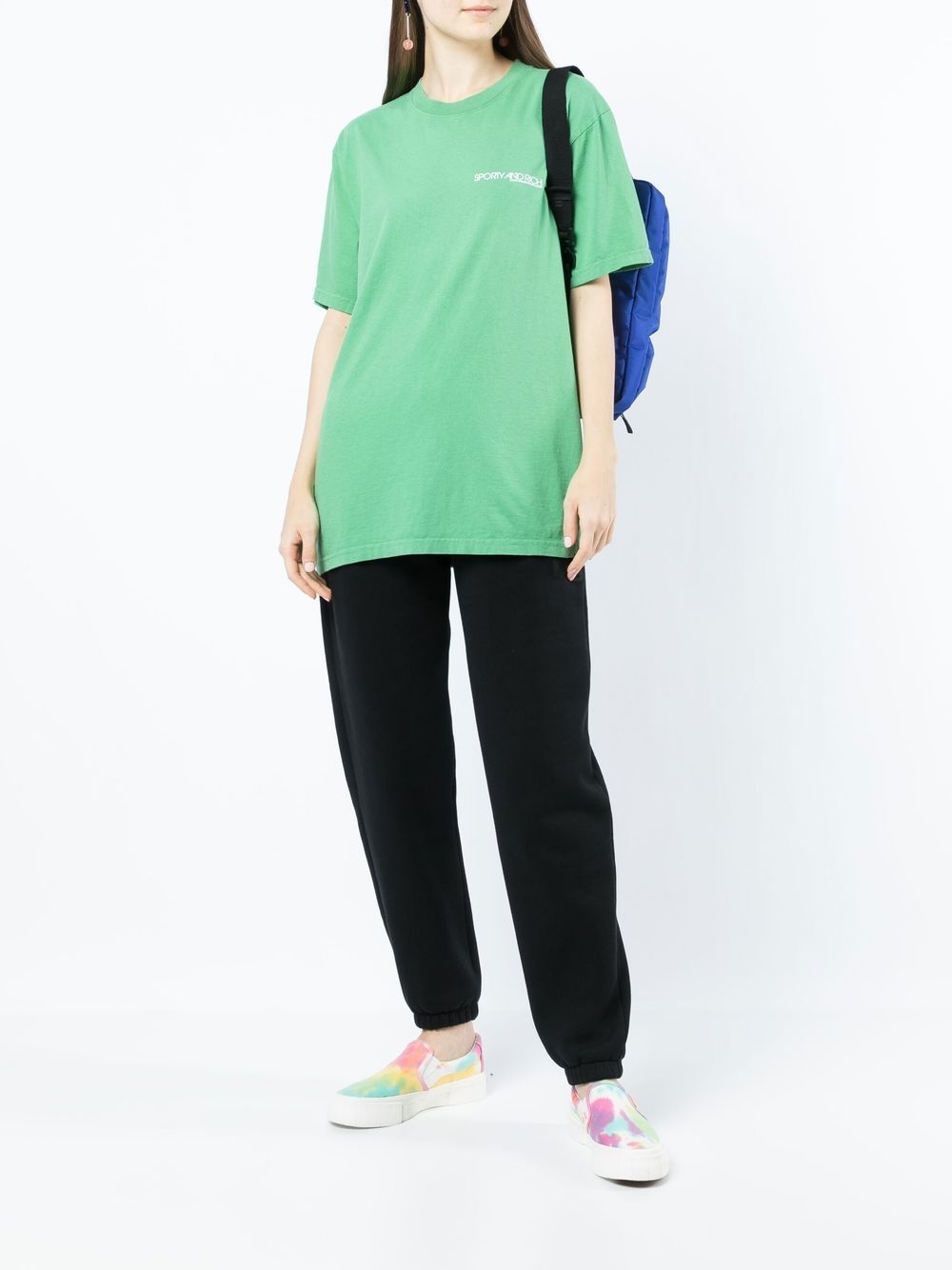 logo-print cotton T-shirt - 3