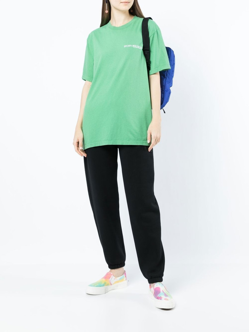Sporty & Rich logo-print cotton T-shirt outlook
