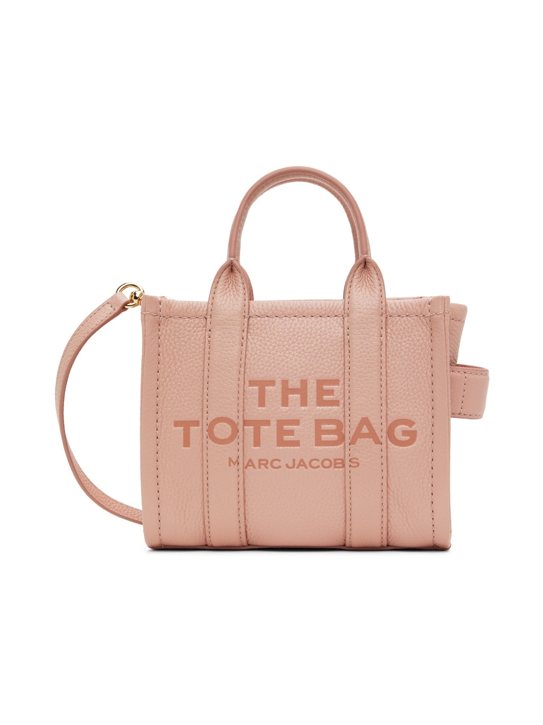 Pink 'The Leather Mini Tote Bag' Tote - 1