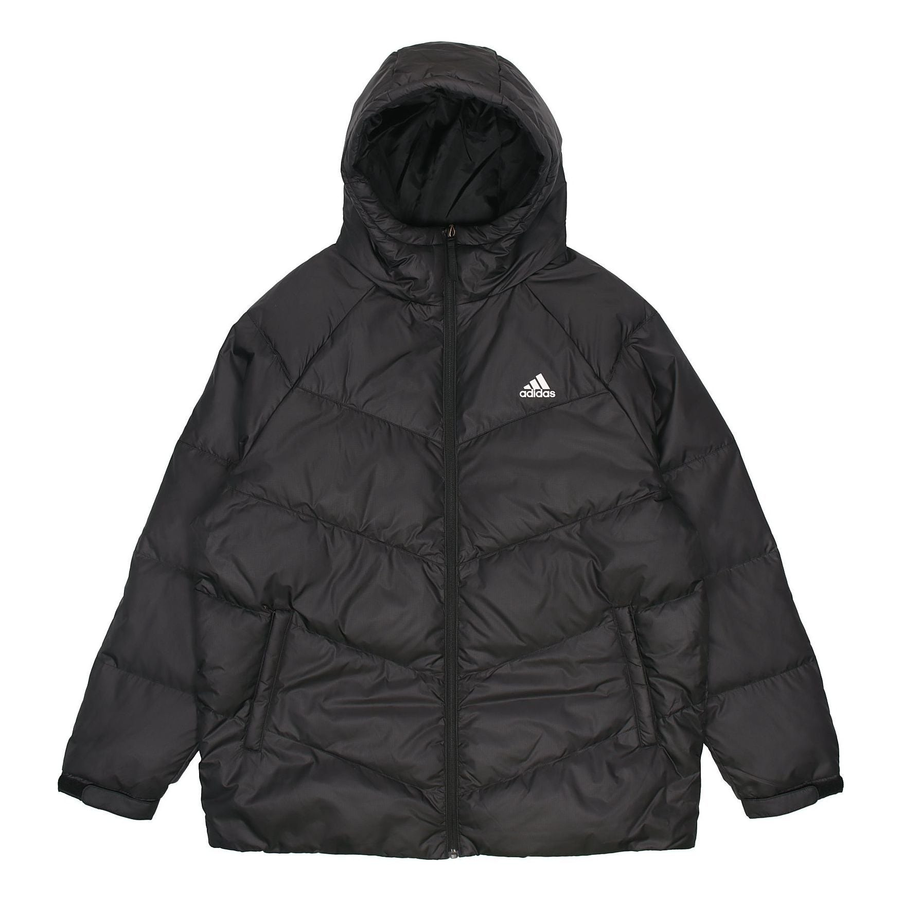 adidas Cb Down Jkt Casual Stay Warm Sports hooded down Jacket Black H20783 - 1