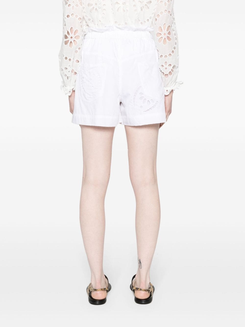 Hidea lace-detailed shorts - 4