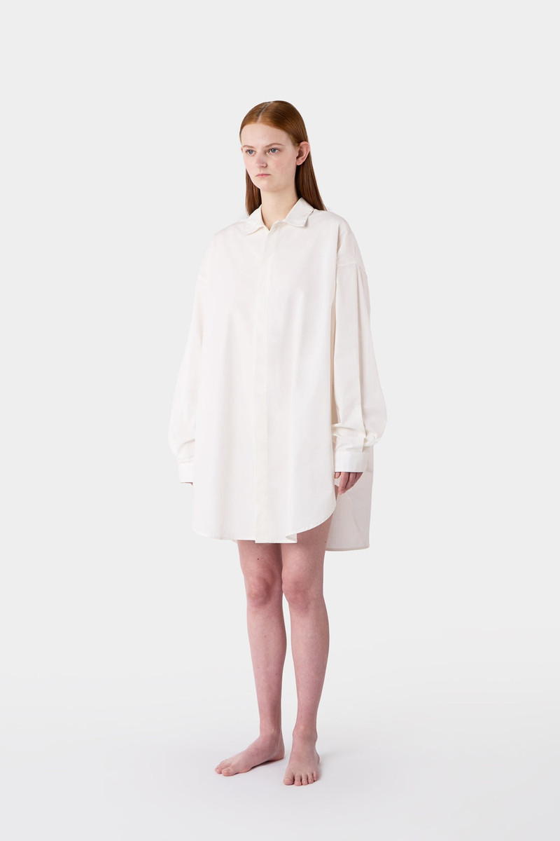 MEGA OVER SHIRT / off white 4