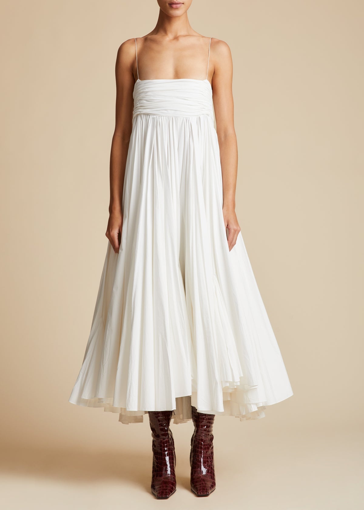 The Lally Dress in White - 1
