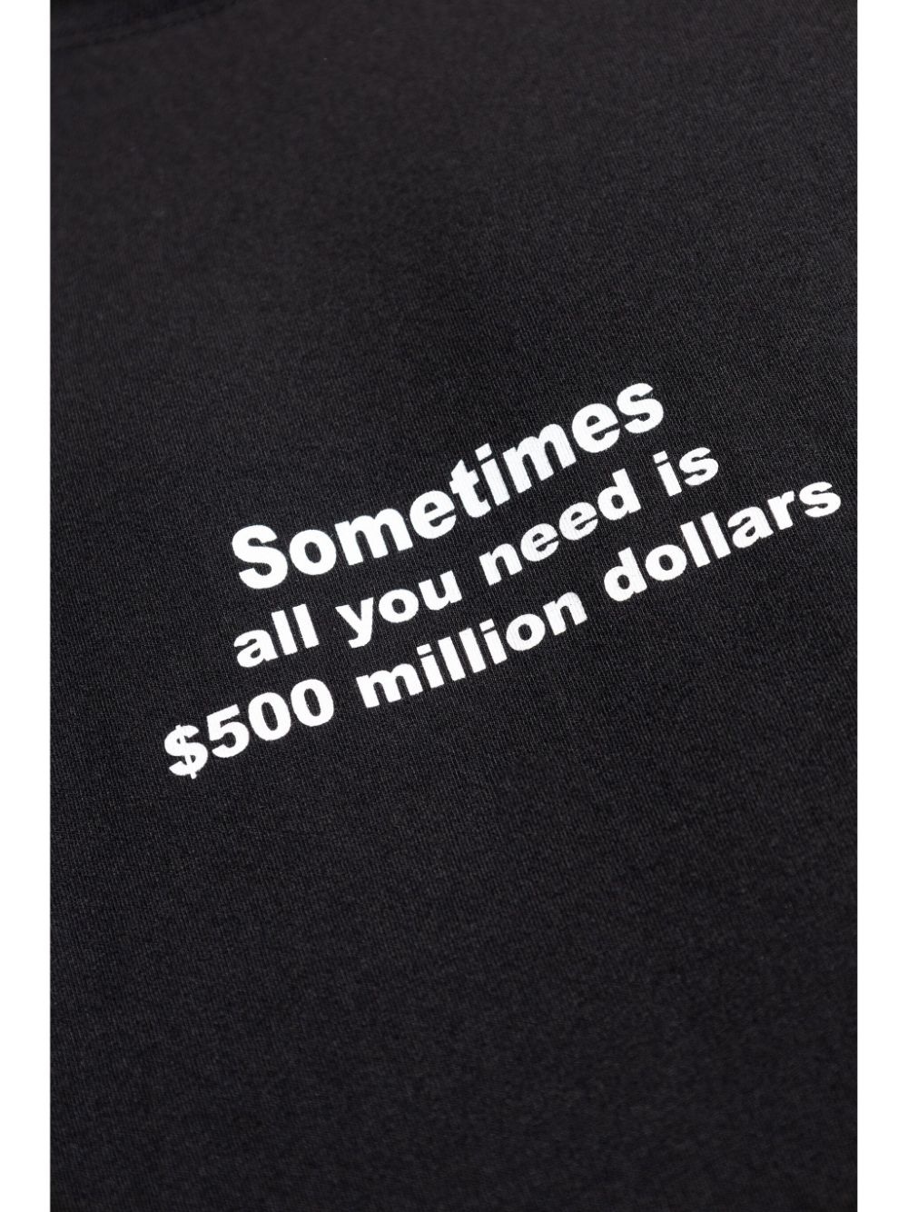 VETEMENTS slogan-print T-shirt | REVERSIBLE
