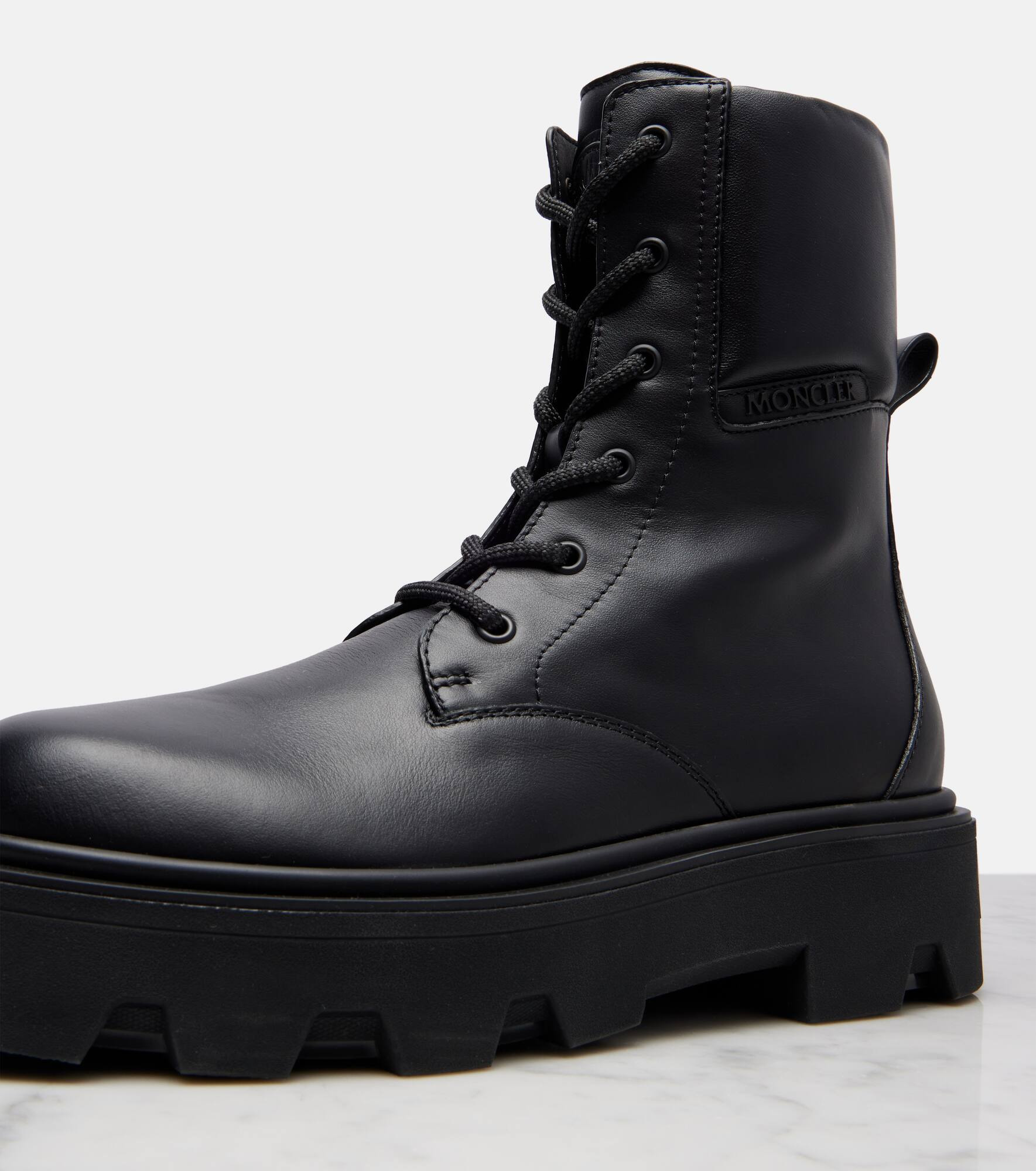 Aurea leather combat boots - 5