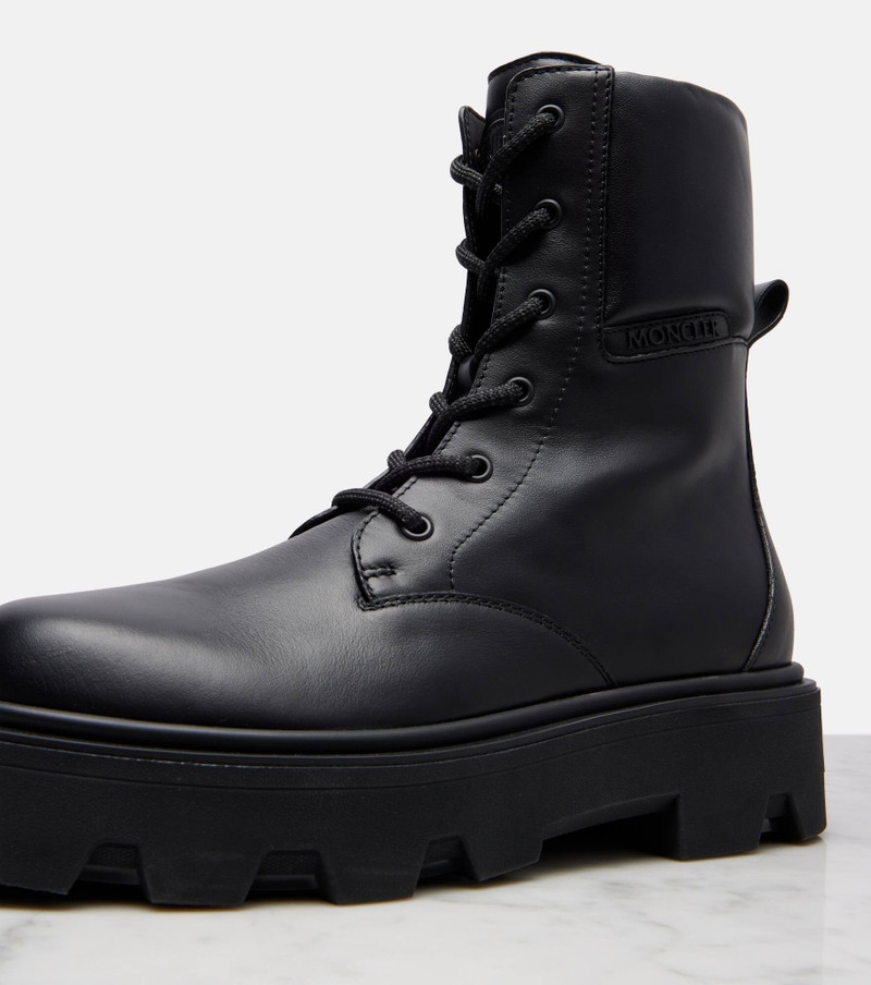 Aurea leather combat boots 5