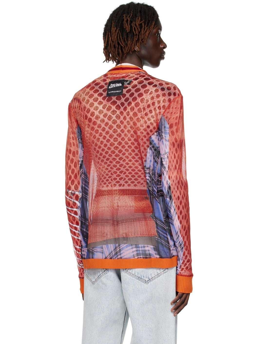 Orange Jean Paul Gaultier Edition Cardigan - 3