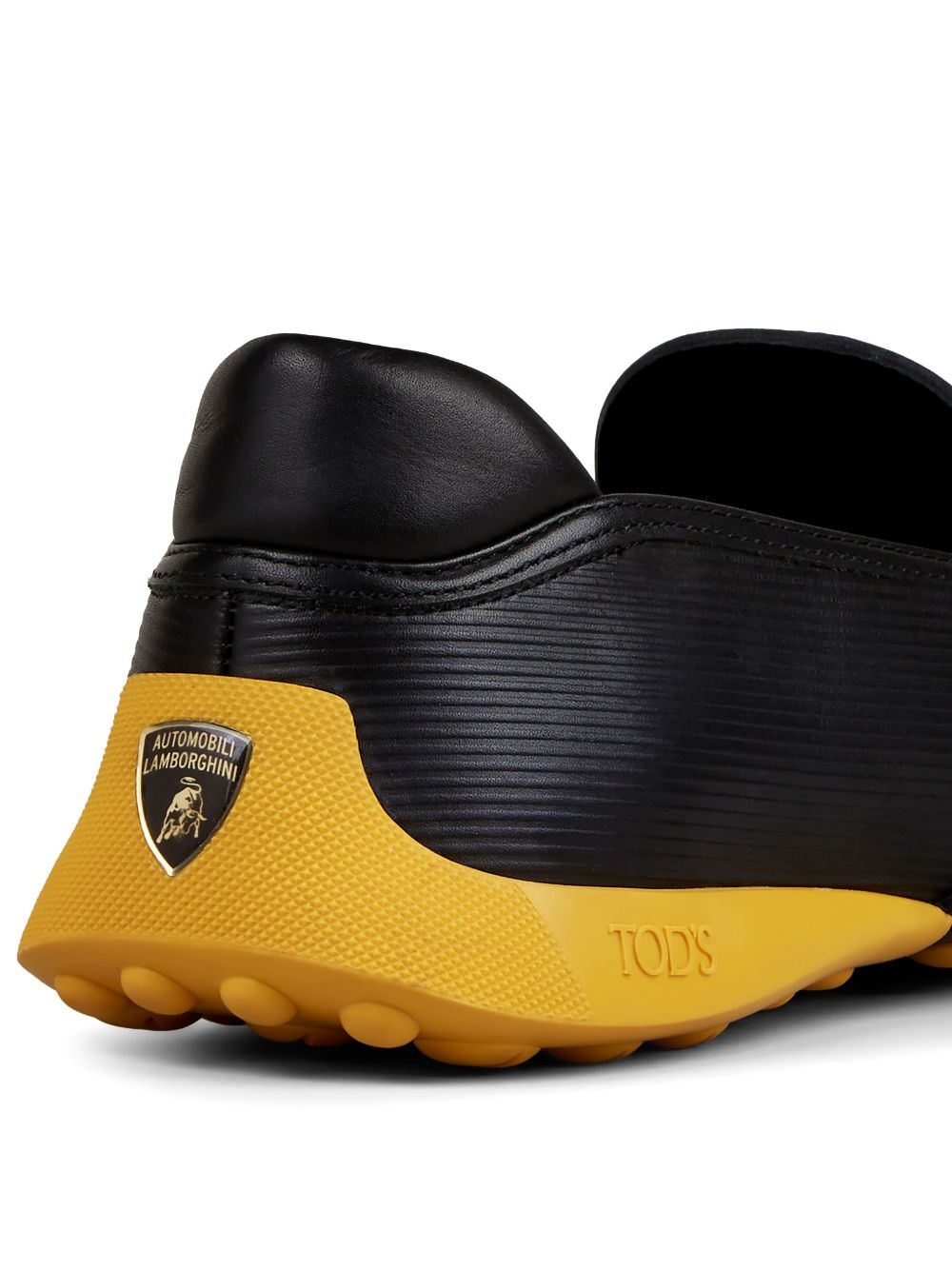 Automobili Lamborghini slip-on leather driving shoes - 5