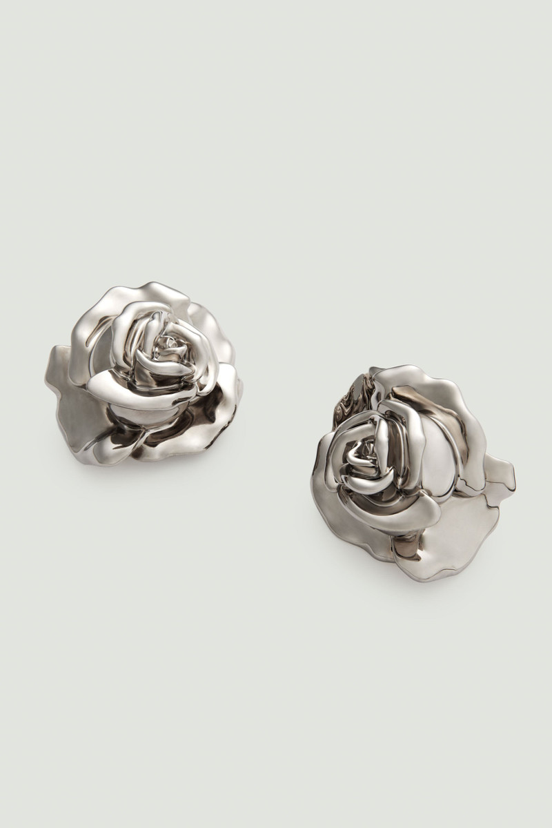 3D Rose Earrings 1
