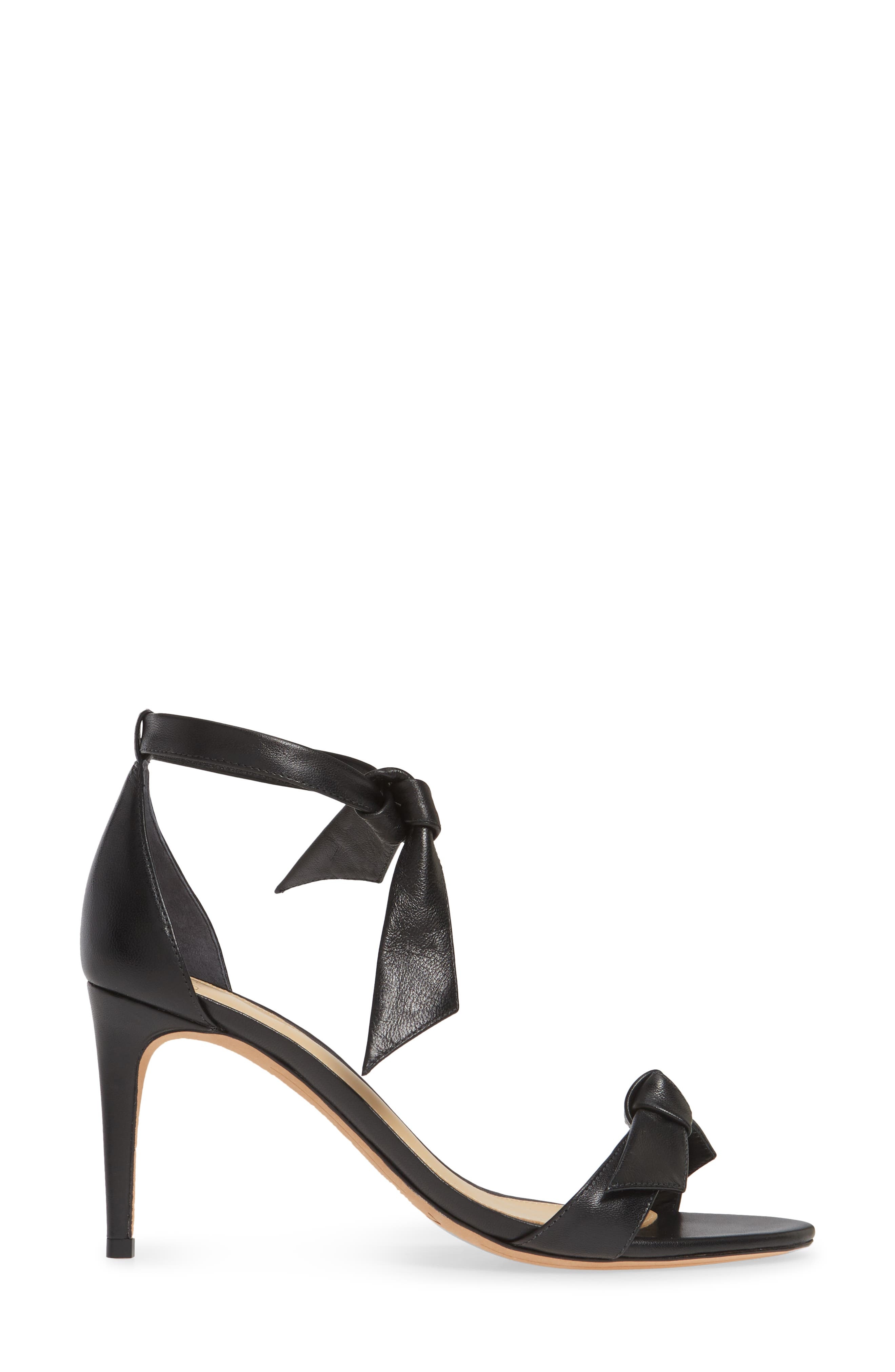Alexandre Birman Clarita Ankle Tie Sandal in Black Leather at Nordstrom - 3