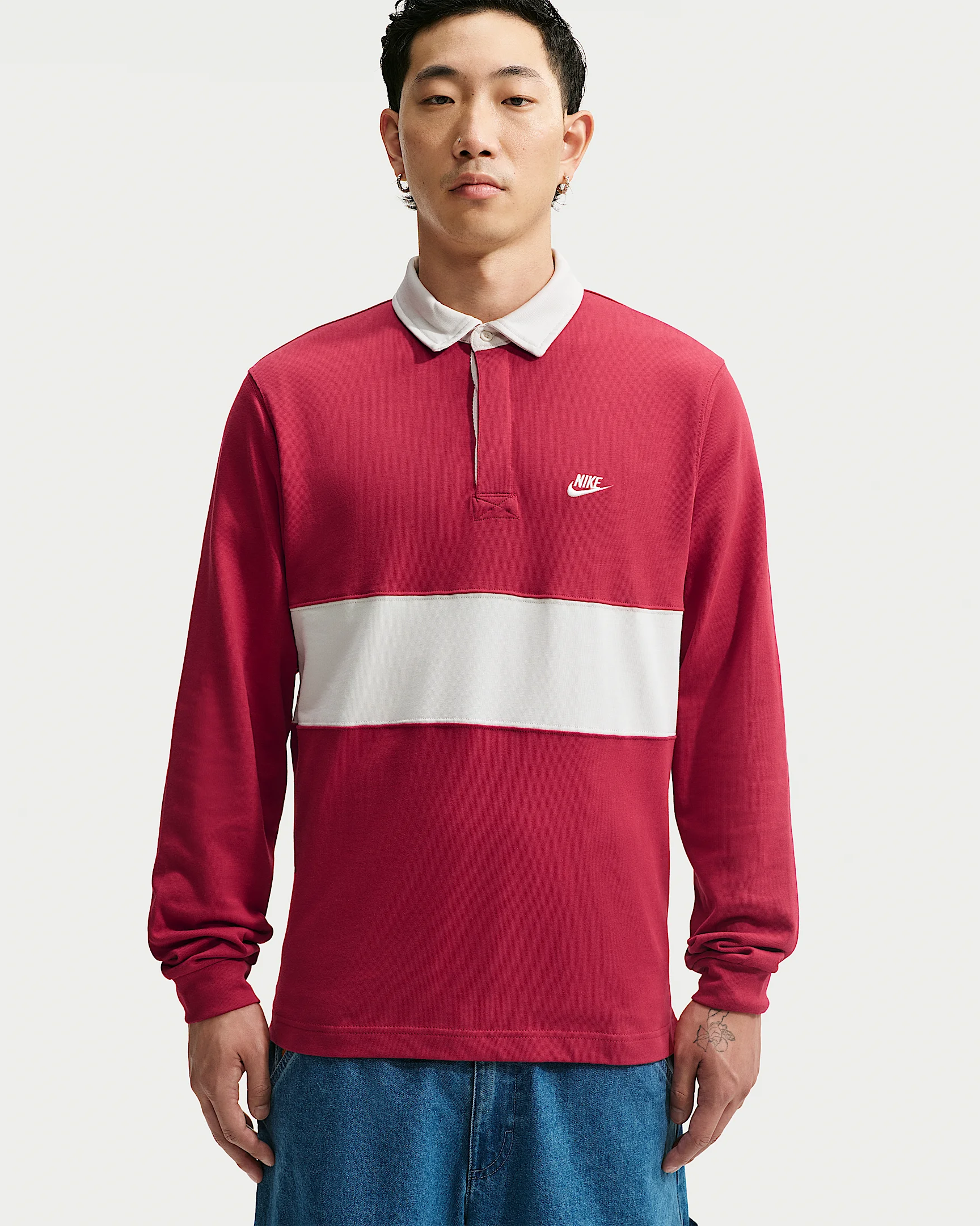 Nike Sportswear Club Men's Long-Sleeve Rugby Top - 1