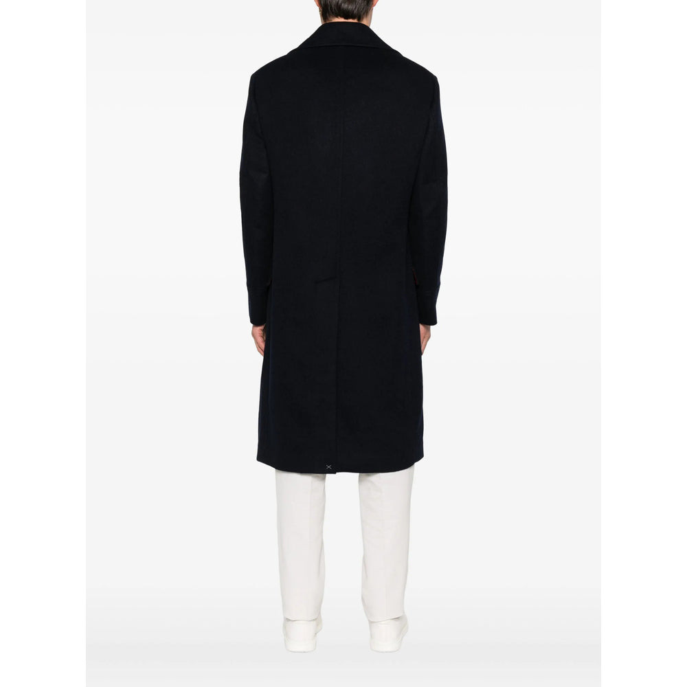 Brunello Cucinelli Blue Coats - Double Breasted Coats Men - 3