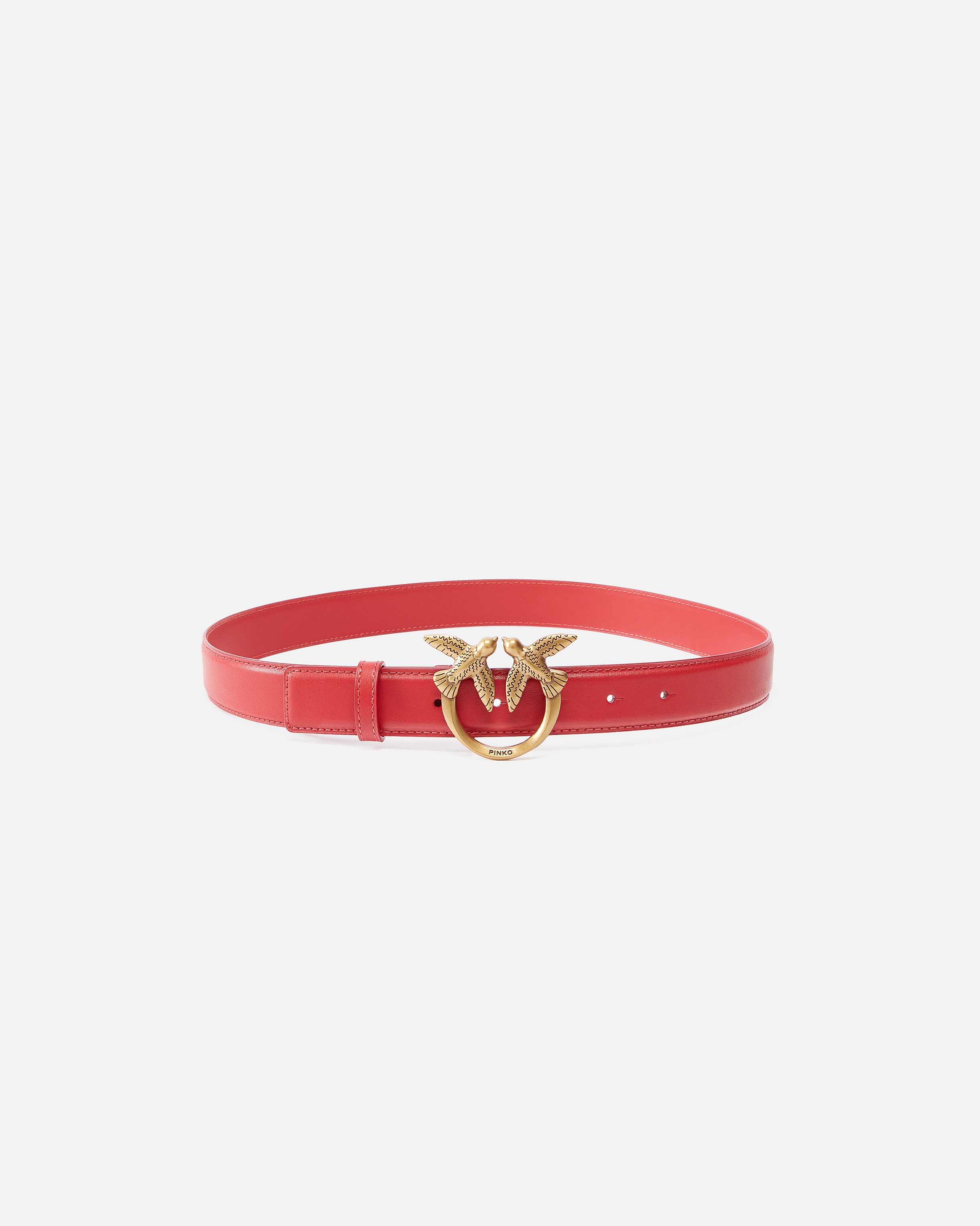 LOVE BIRDS LEATHER BELT 3CM - 1