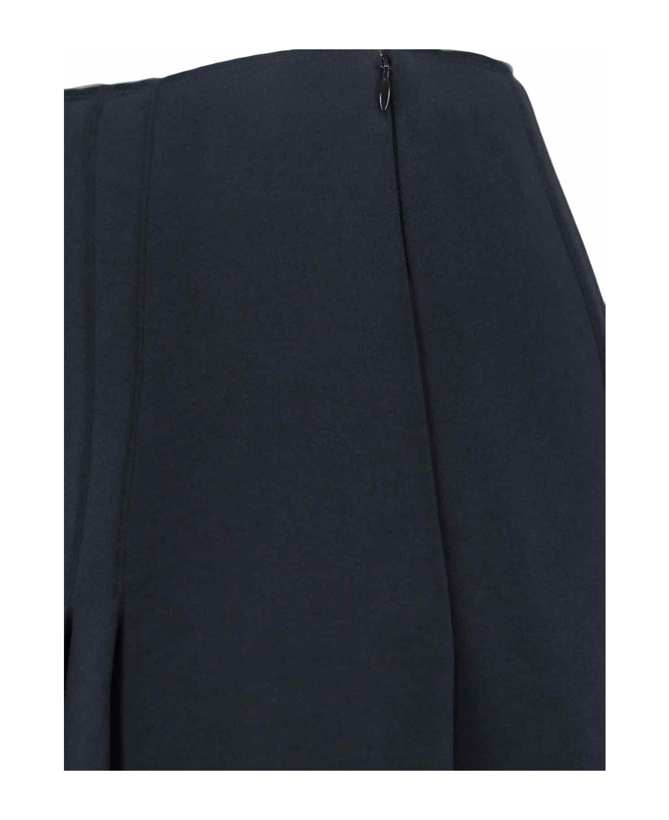Pleated Midi Skirt - 4