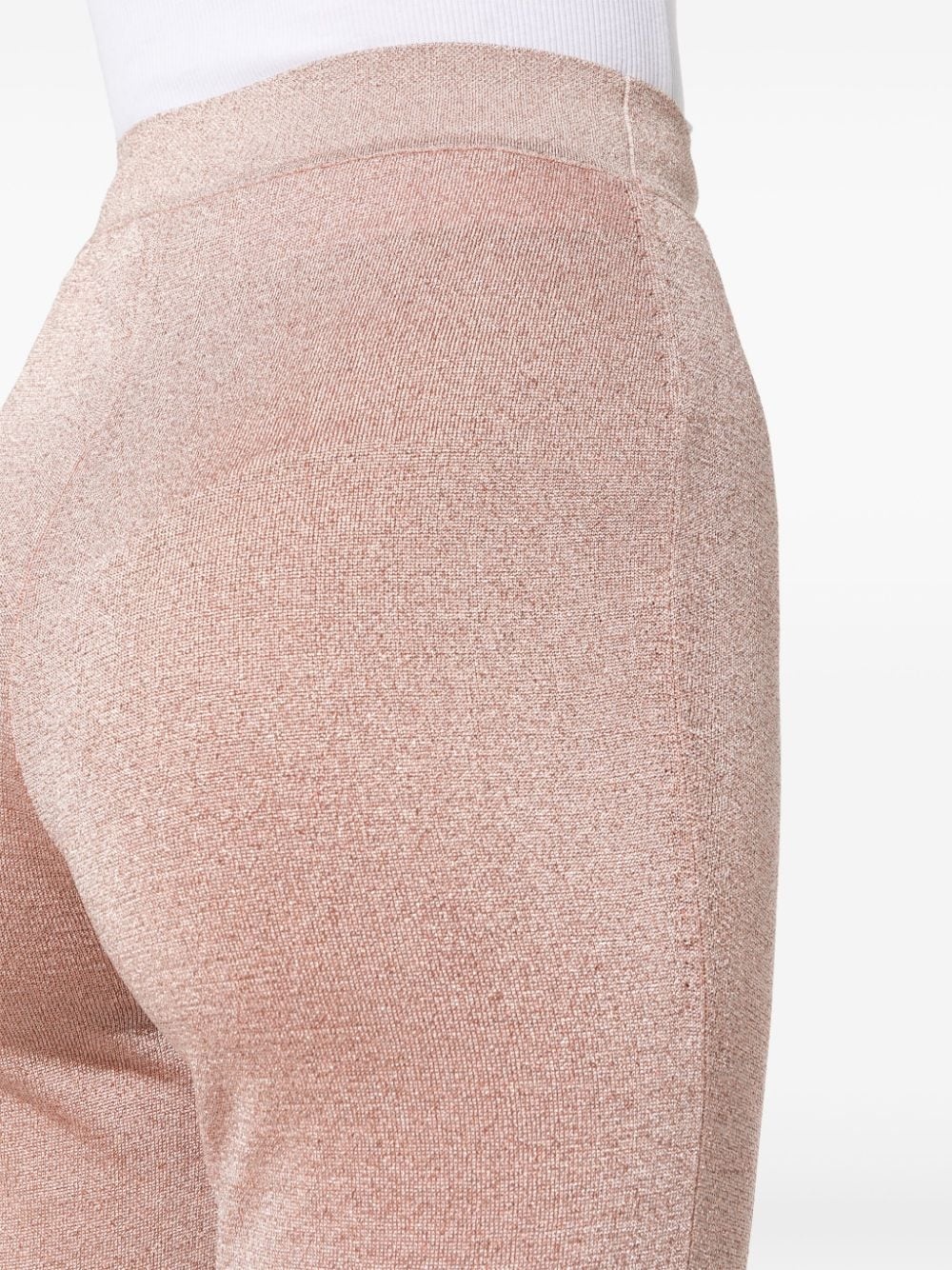 straight-leg Lurex trousers - 5