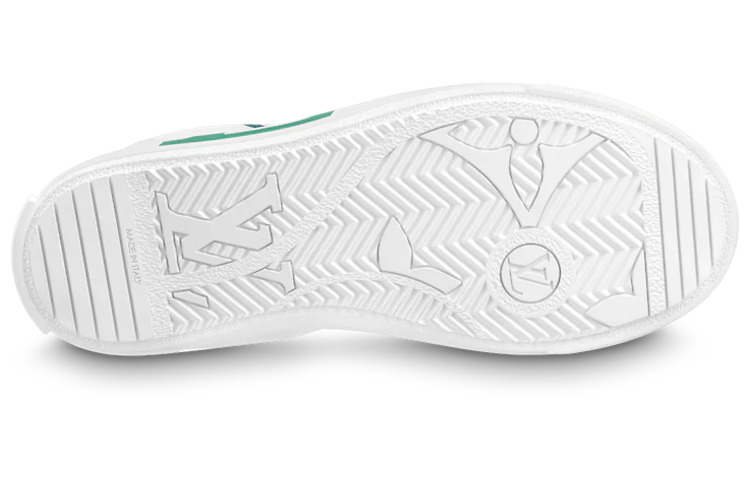 (WMNS) LOUIS VUITTON Charlie Sneakers 'White Teal' 1AAVZ6 - 5