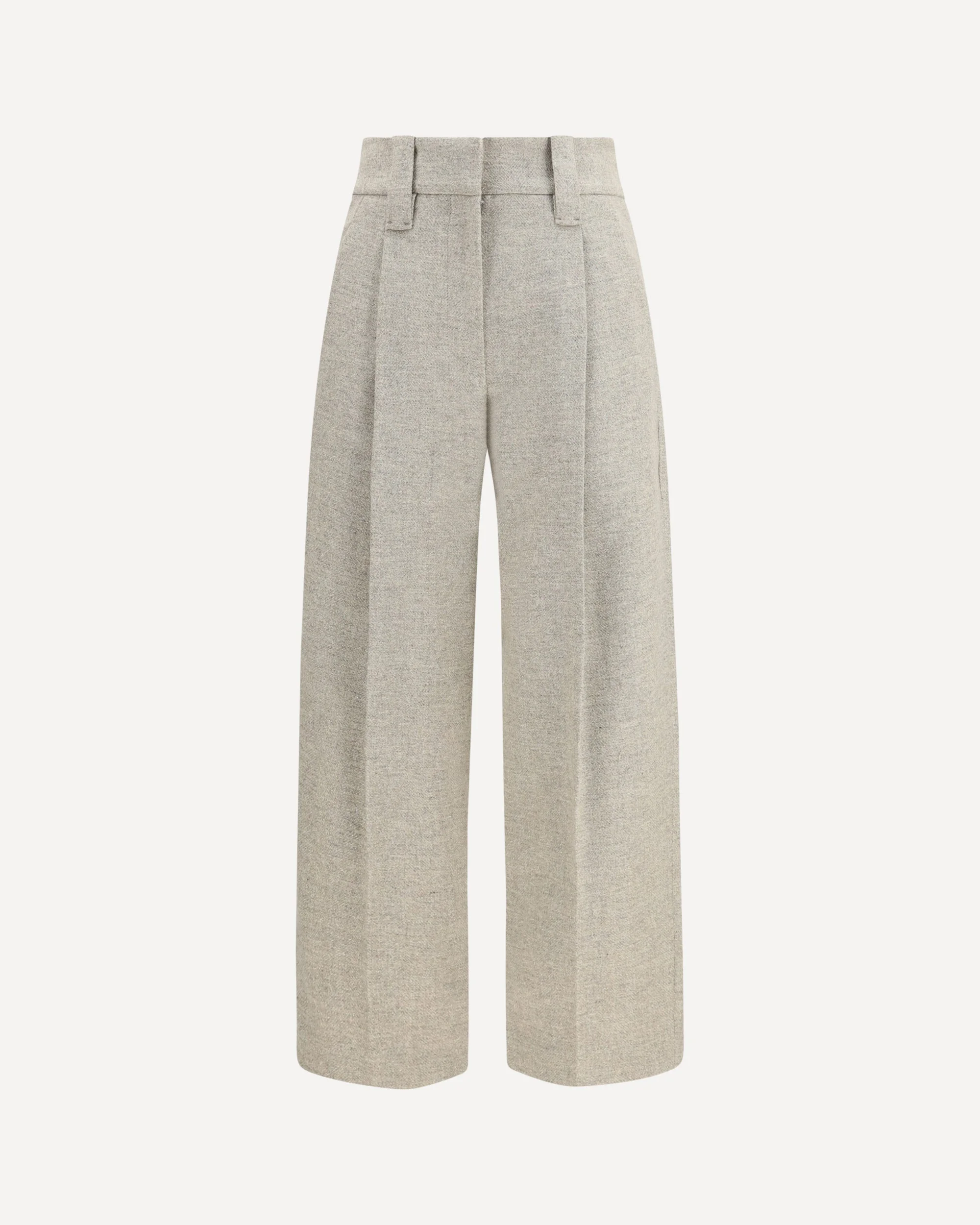 High-waisted pleated Pants - 1
