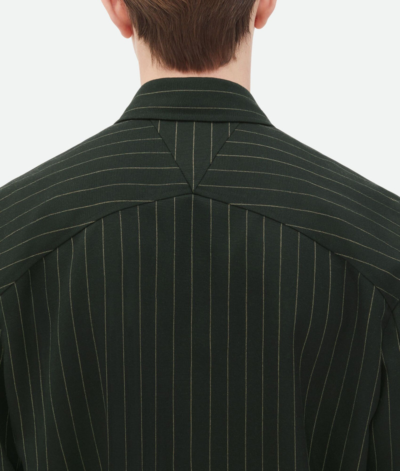 Wool Pinstripe Shirt 4