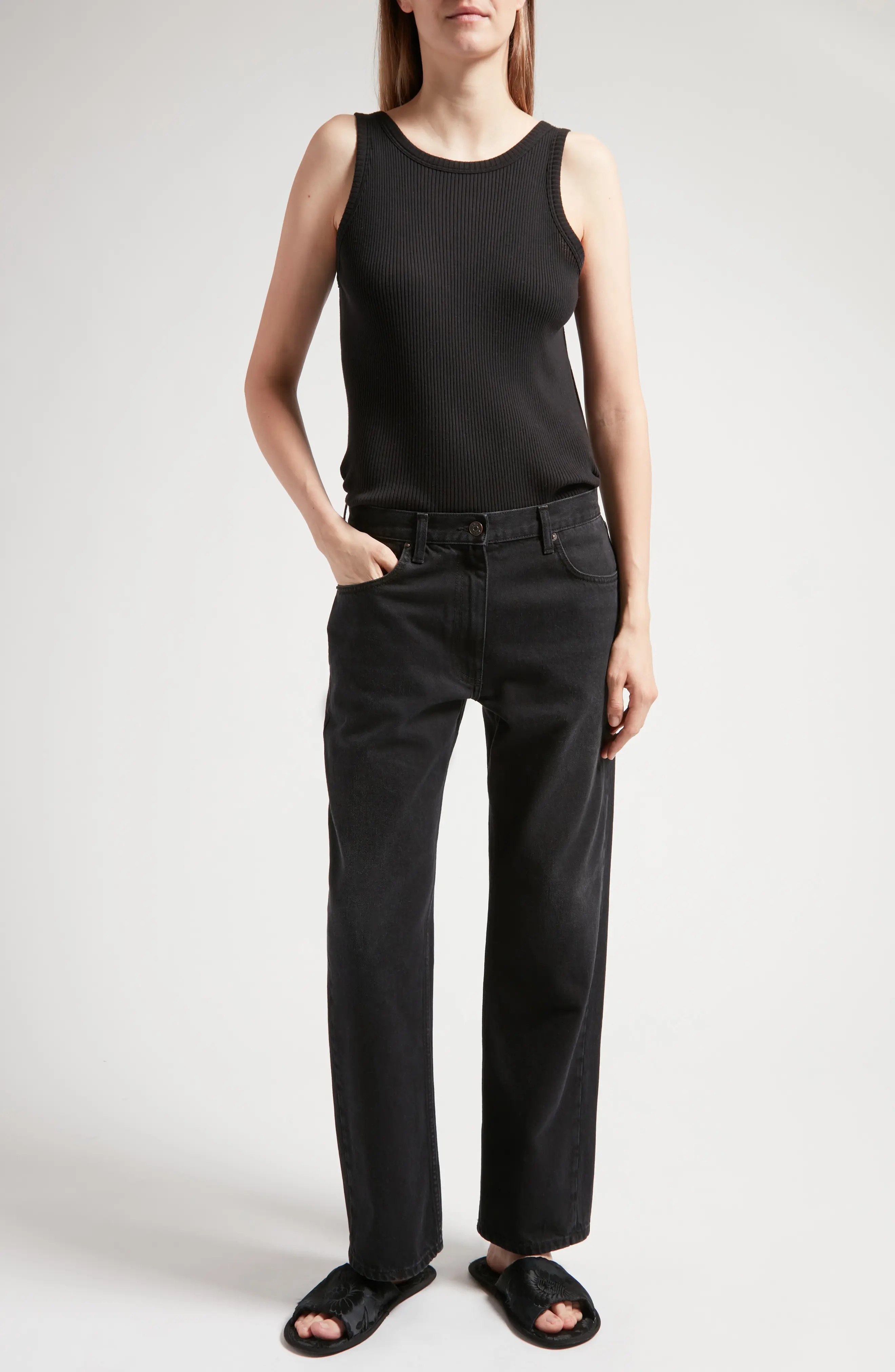 The Row Ryley Straight Leg Jeans | nordstrom | REVERSIBLE
