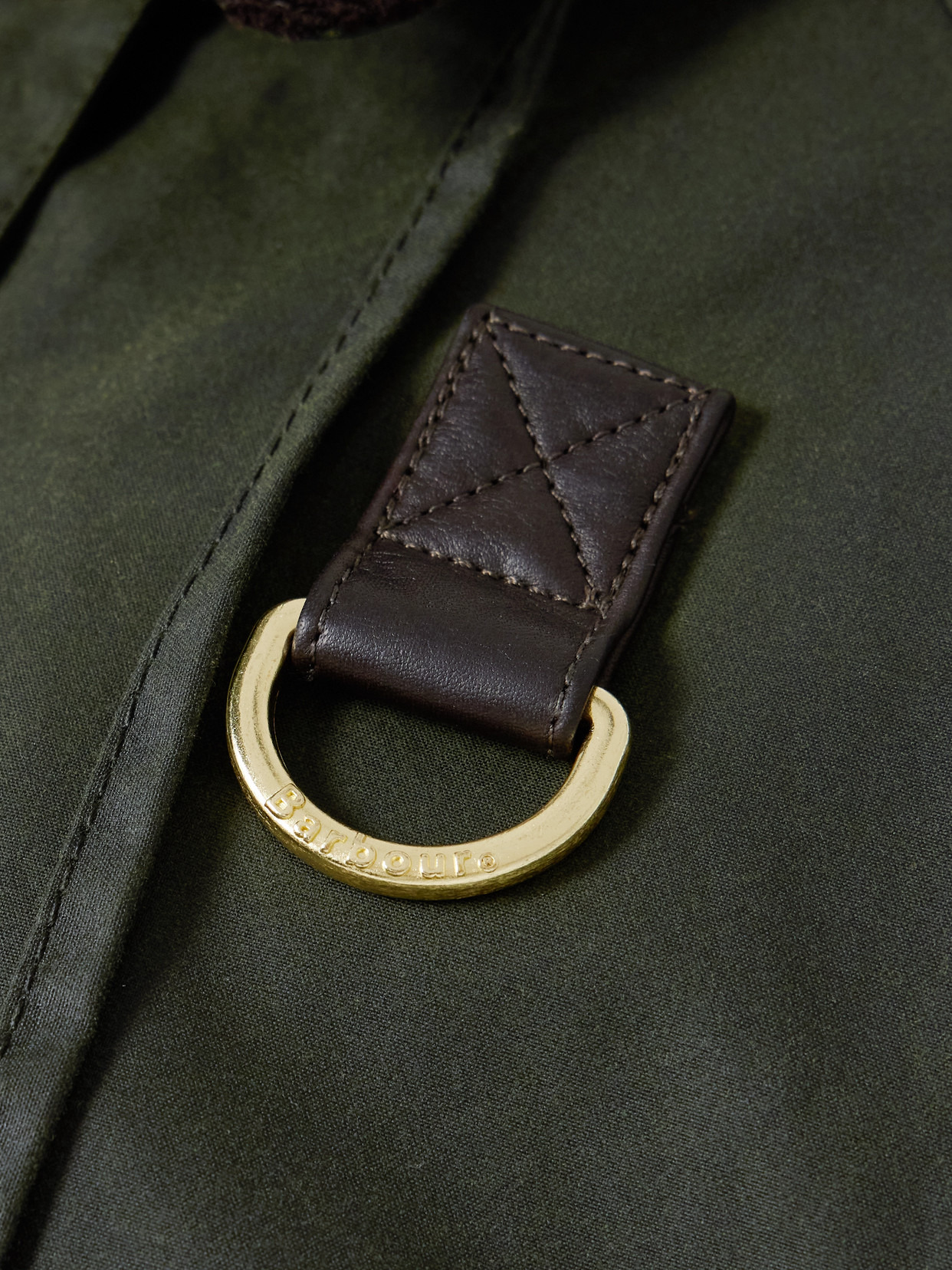 Reighton Hooded Corduroy-trimmed Waxed-cotton Jacket - 5