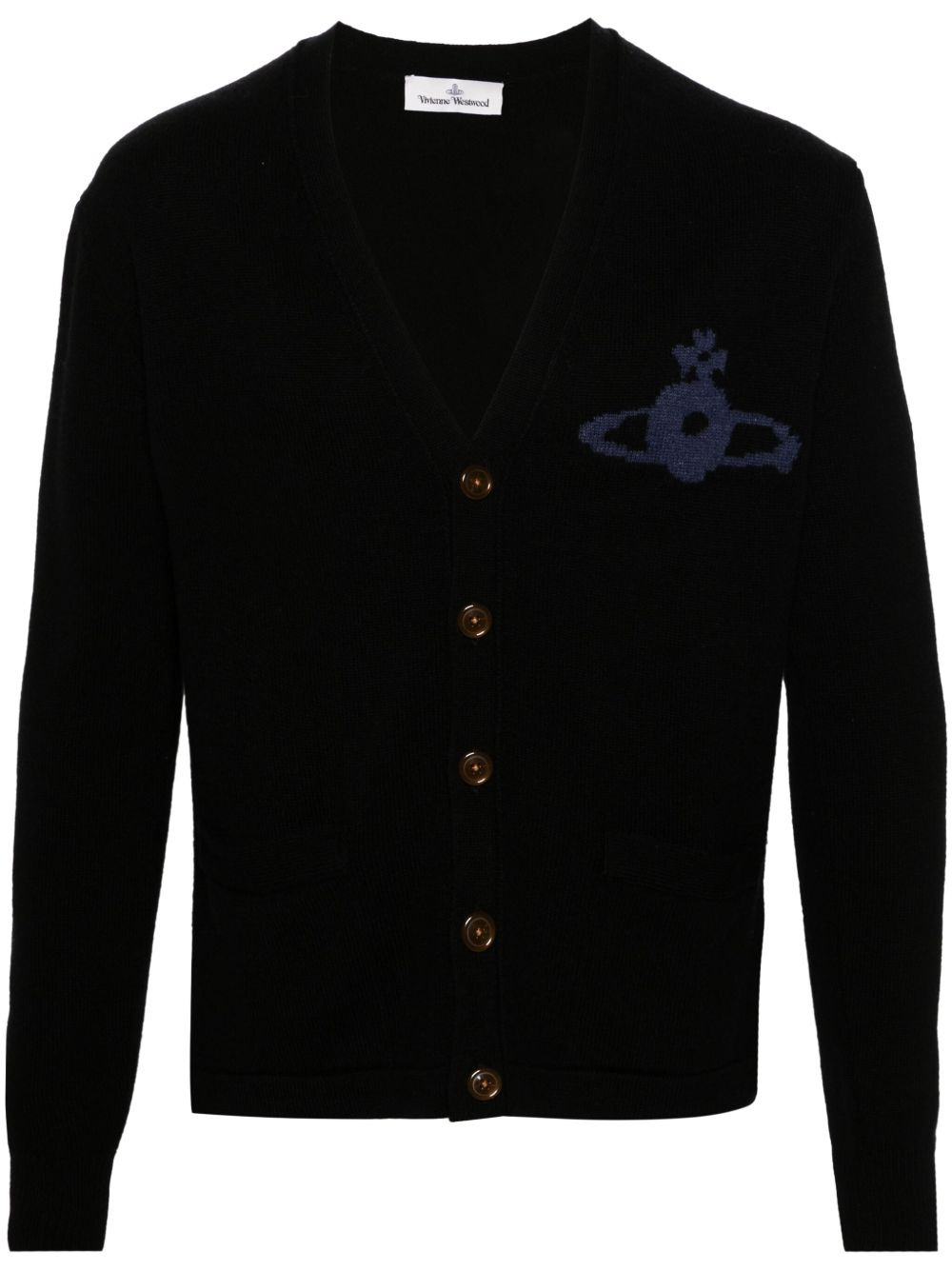 Alex Orb-intarsia cardigan - 1