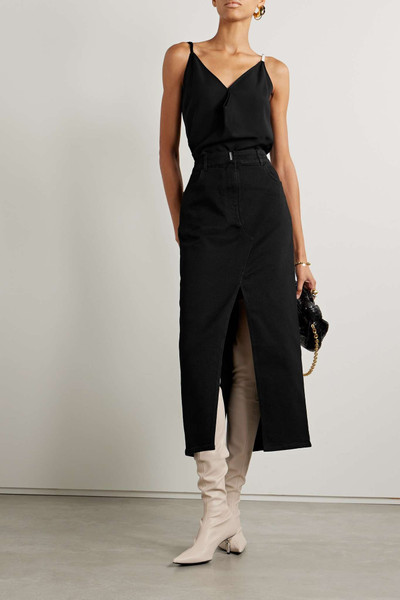 Givenchy Denim midi skirt outlook