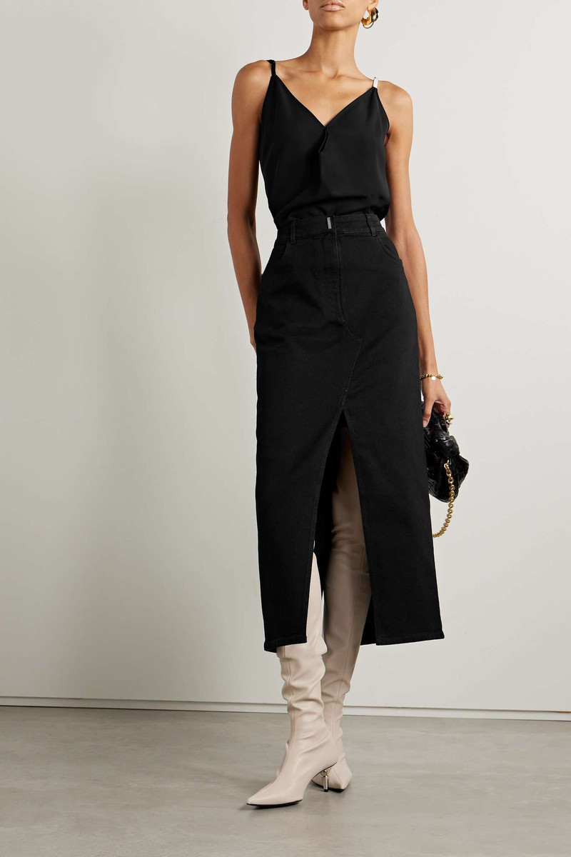 Givenchy Denim midi skirt outlook