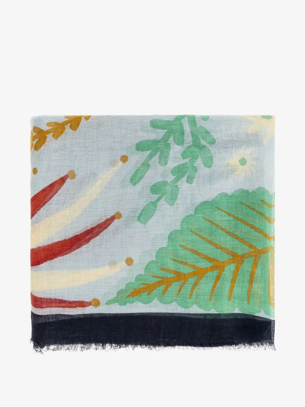 x Tabby Booth frayed scarf - 1